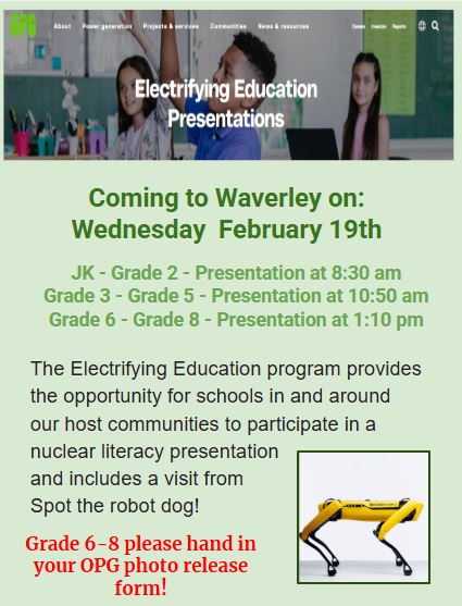 OPG Electrifying Education is coming to Waverley!